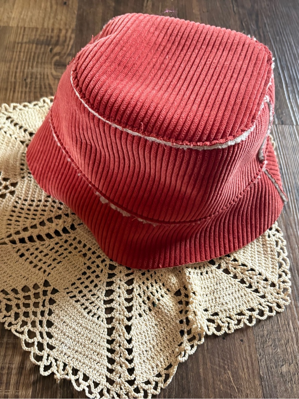 Liz Claiborne Sienna Corduroy Hat Women’s Bucket 🍁 Sherpa inside Autumn vintage